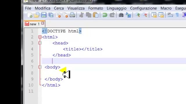 програмиране с Html5, урок 1 (Notepad++)