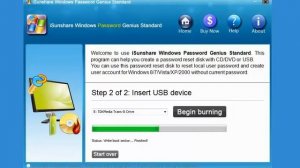 iSunshare Windows Password Genius Advanced Trial demonstration