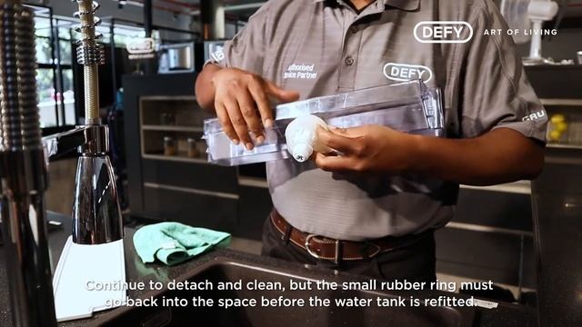 How to clean the water dispenser on your DEFY fridge. смотреть онлайн