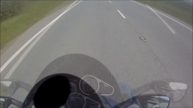 Riding my Kawasaki ZX9R Ninja | cockpit view смотреть онлайн