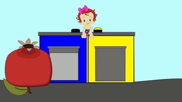 ФРУКТЫ-Весёлые песенки для детей-Синий трактор смотреть онлайн