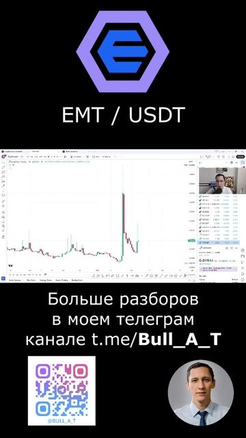 Куда пойдет EMT (Ethermail) 2025 #shorts - аналитика,технический анализ #альткоины #emt #ethermail
