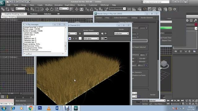 Learn how to make Grass in 3DMax смотреть онлайн