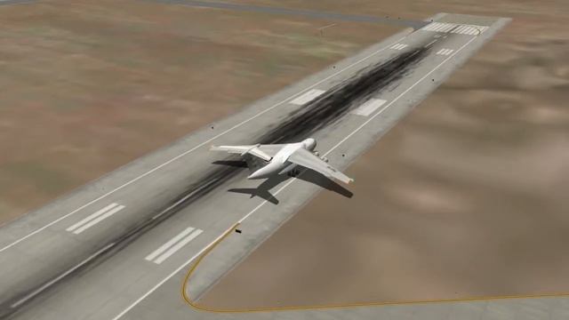 Lybian Arab Airlines IL-76TD departs Tripoli (X-Plane 9,7) смотреть онлайн