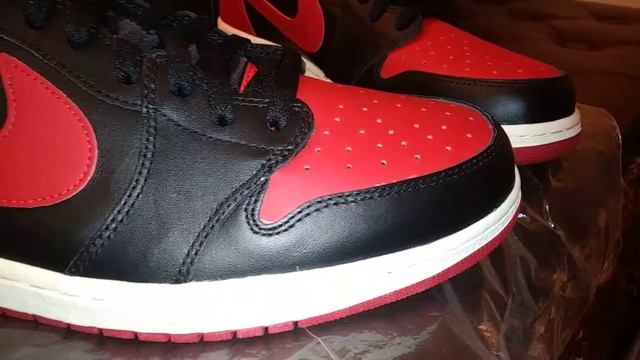 DS Nike Air Jordan 1 low bred deadstock condition check смотреть онлайн