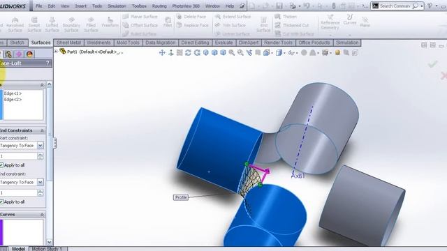 Video Tutorial on Modeling Pipe Joint (4) in SolidWorks смотреть онлайн