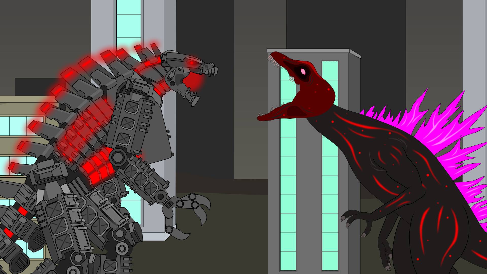 Кровавый Годзилла против Мехагодзиллы | Анимация смотреть онлайн