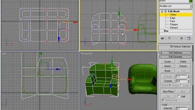 Video 3D MAX 16 mesh смотреть онлайн