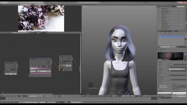 Blender Hair Tutorial Part 2 (rendering hair with Blender Cycles) смотреть онлайн