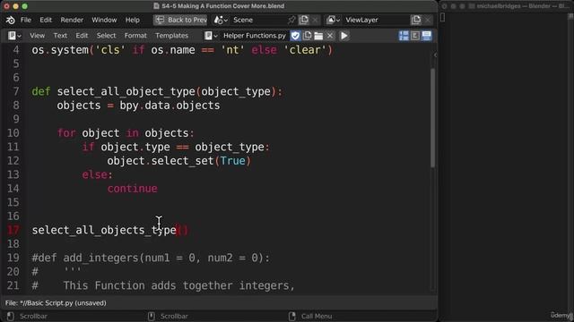 Udemy - Blender Python p1 смотреть онлайн