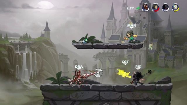 Brawlhalla trying to learn new weapons смотреть онлайн