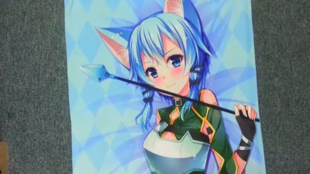 Unboxing Dakimakura Review - Asada Shino - Sword Art Online Sexy Anime Dakimakura Pillow Cover Case смотреть онлайн