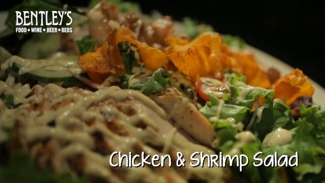Bentley's Bar Inn Restaurant: Chicken & Shrimp Salad (Gluten Free) смотреть онлайн