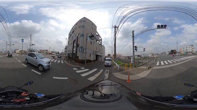 #角川ミュージアム　さくら【360° 動画】ZX-6R 所沢東川 смотреть онлайн