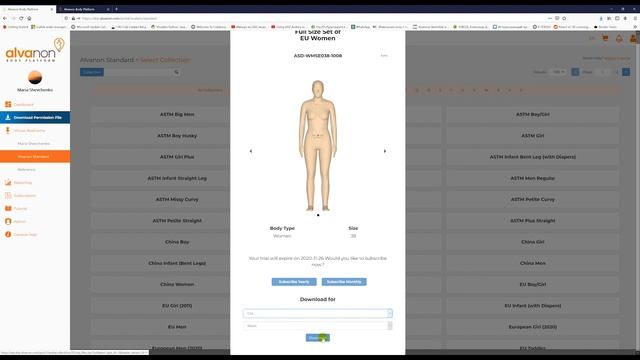 Как загрузить аватары Alvanon в программу Clo3d смотреть онлайн