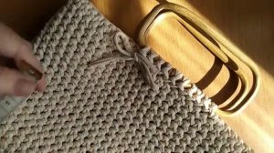 Пляжная сумка из трикотажной пряжи#сумкивязаныекрючком#сумкиизтрикотажнойпряжи#вязаниесумоккрючком#