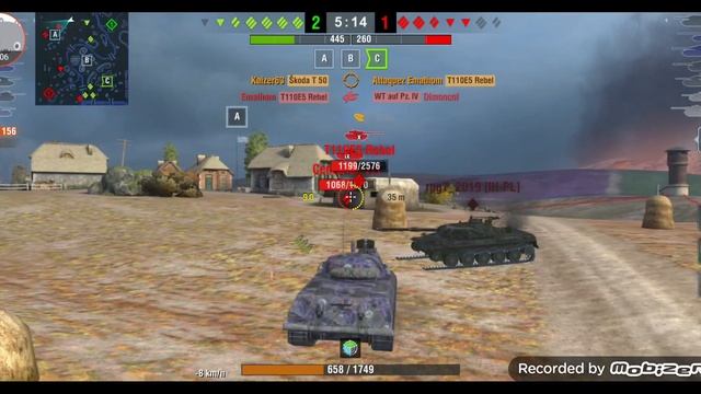 World of Tank Blitz. Škoda T50 смотреть онлайн