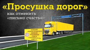Весенняя просушка дорог: как оспорить штраф за перегруз с весовой рамки