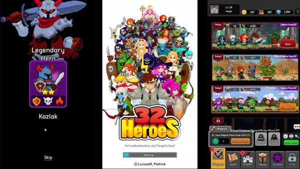 32 HEROES android gameplay первый взгляд