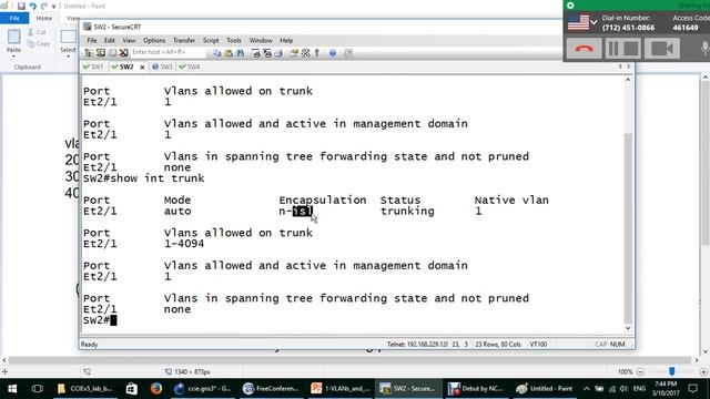 2-VLANs and trunking смотреть онлайн