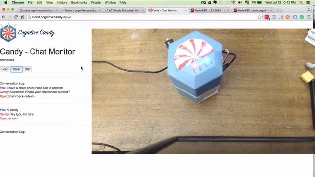 Cognitive Candy - Watson IoT Fun Gadget Contest