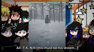 Kamaboko Squad react ro Tanjiro angst || 2/3 || ⚠️READ DESCRIPTION⚠️ || Lazy, I'm very tired ||
