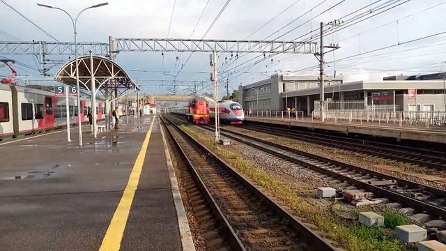 Высокоскоростной Электропоезд Сапсан эвс2-02 Тосно смотреть онлайн