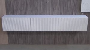 6034 Тумба под ТВ навесная ГАУДИ открывание вниз