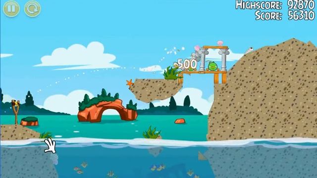 Angry Birds SEASONS Piglantis 1-6 3 Stars (93,720) смотреть онлайн