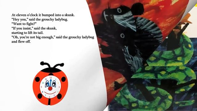 🐞 The Grouchy Ladybug! By: Eric Carle, Read Aloud kids book. смотреть онлайн