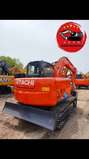 Second-hand excavator Hitachi ZX70 смотреть онлайн