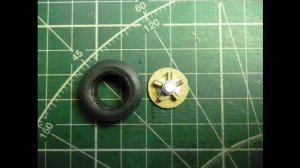 Камаз 54115 из бумаги. Колёса.