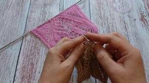 Великолепный ажурный узор спицаии.