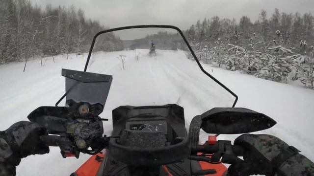 Тест драйв снегохода Osm Sm 1000! Завалил снегоход!