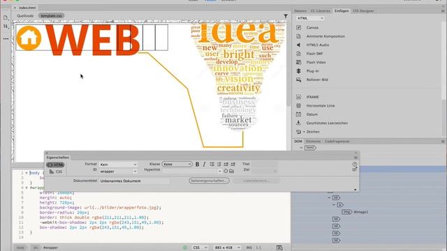 Dreamweaver CC 2017 - Für ein besseres Web - Navigation mit table - Klasse float Teil 3 смотреть онлайн