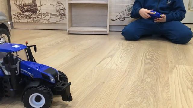 Синий трактор для малышей  Распаковка Blue Tractor For Kids  Unpacking