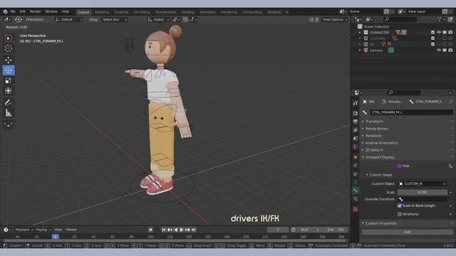 Cartoon Character RIG (Blender) смотреть онлайн