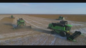 Зерноуборочные комбайны DEUTZ-FAHR на уборке сои