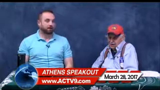 Athens Speakout: Guest David DeWitt 3-28-17 смотреть онлайн