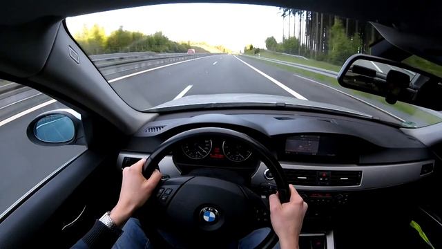 Autobahn POV Drive 155mph 250kmh Vmax