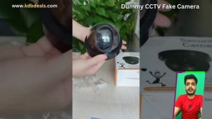 Wireless Security Dummy CCTV False Outdoor Fake Dummy Piece IR Camera #kdbdeals