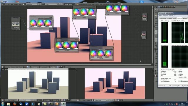 Blender Tutorials | First steps and preparation 16 | Compositor 1 Introduction смотреть онлайн
