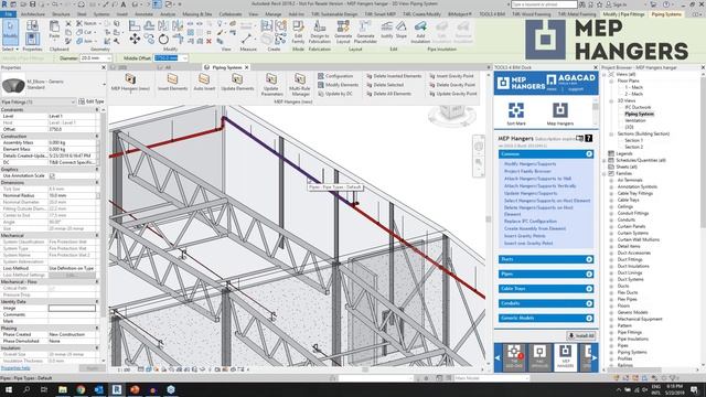 Placing MEP Hangers in Revit using Custom Rules смотреть онлайн