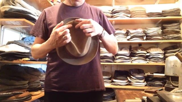 Clean & Hat Shaping w Anthony's Vintage Fedora смотреть онлайн