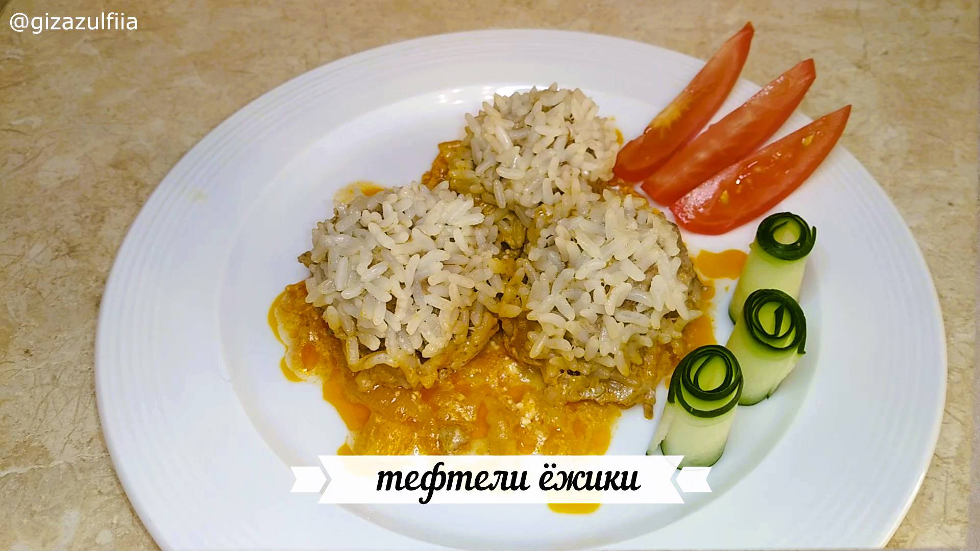 Тефтели ёжики из фарша с рисом на сковороде. смотреть онлайн