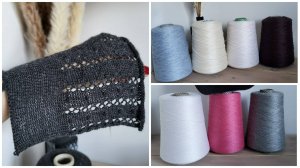 Cashemp | Бобинная пряжа | Обзор пряжи в трех разных метражах