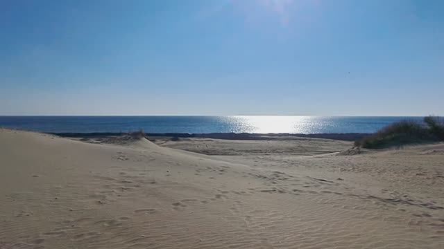 Обстановка на пляже Витязево 
8 Марта 2025