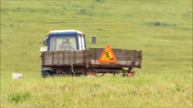 МТЗ 80 с прицепом смотреть онлайн