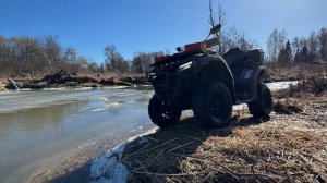 Устроили покатушку на 8 марта в "Новой Москве" на Cf moto 500.