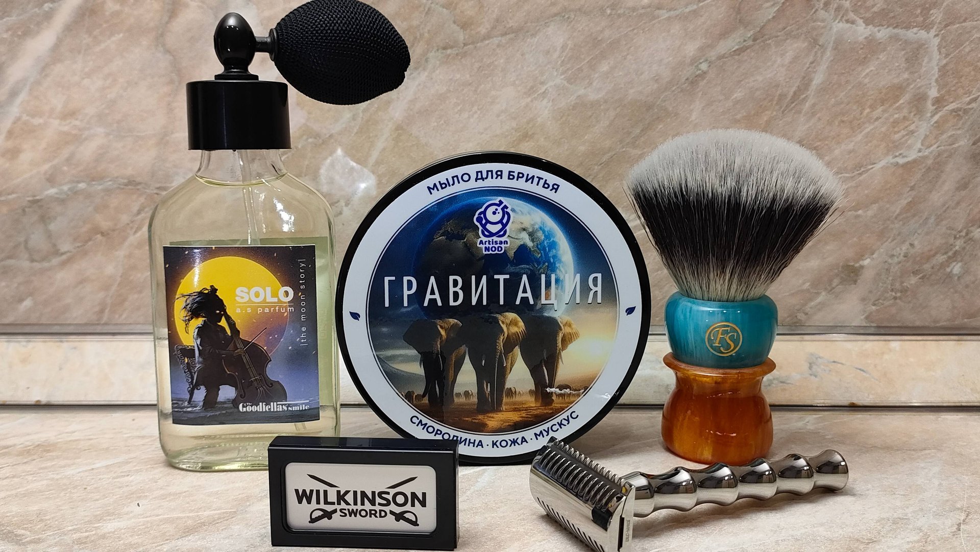 Бритва  YAQI Mellon  + мыло NOD Гравитация   (#15)